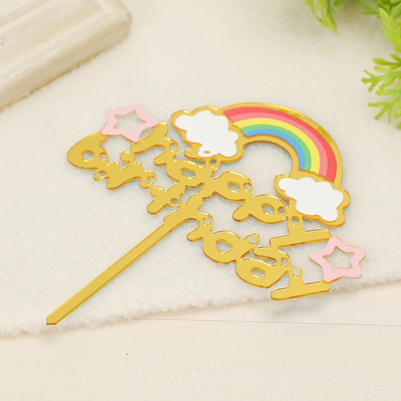 5 Pieces Mini Kids Cake Topper